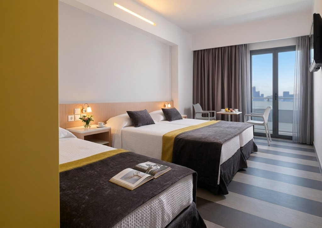spacious Airbnb room after AI perspective and lighting fix